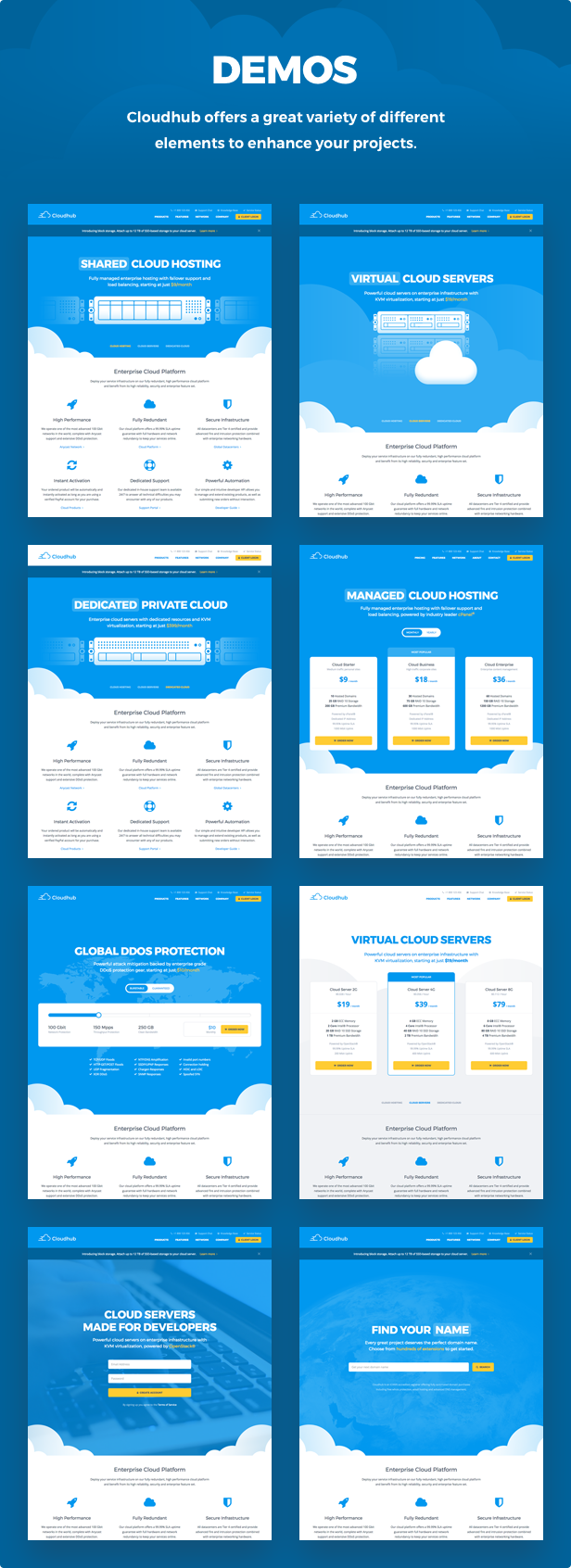 9 Demo Landing Pages